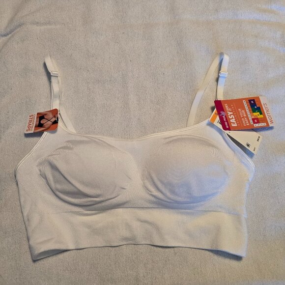 Warner's S SMALL Easy Does It No Dig Wirefree Contour Crop Top Bra RM0911A NEW - Picture 1 of 11